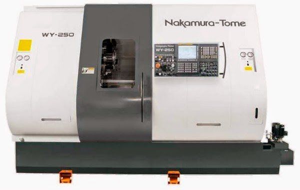 Nuevo torno CNC Nakamura-Tome WY250 para decoletaje