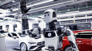 Robot humanoide en una empresa automovilística :: Kuzu Decoletaje