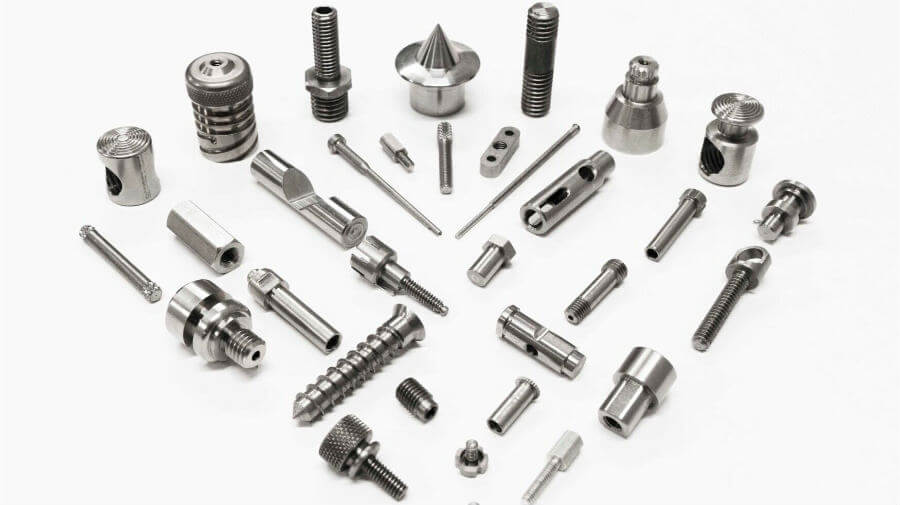 Piezas de acero mecanizadas con tornos CNC :: Kuzu Decoletaje
